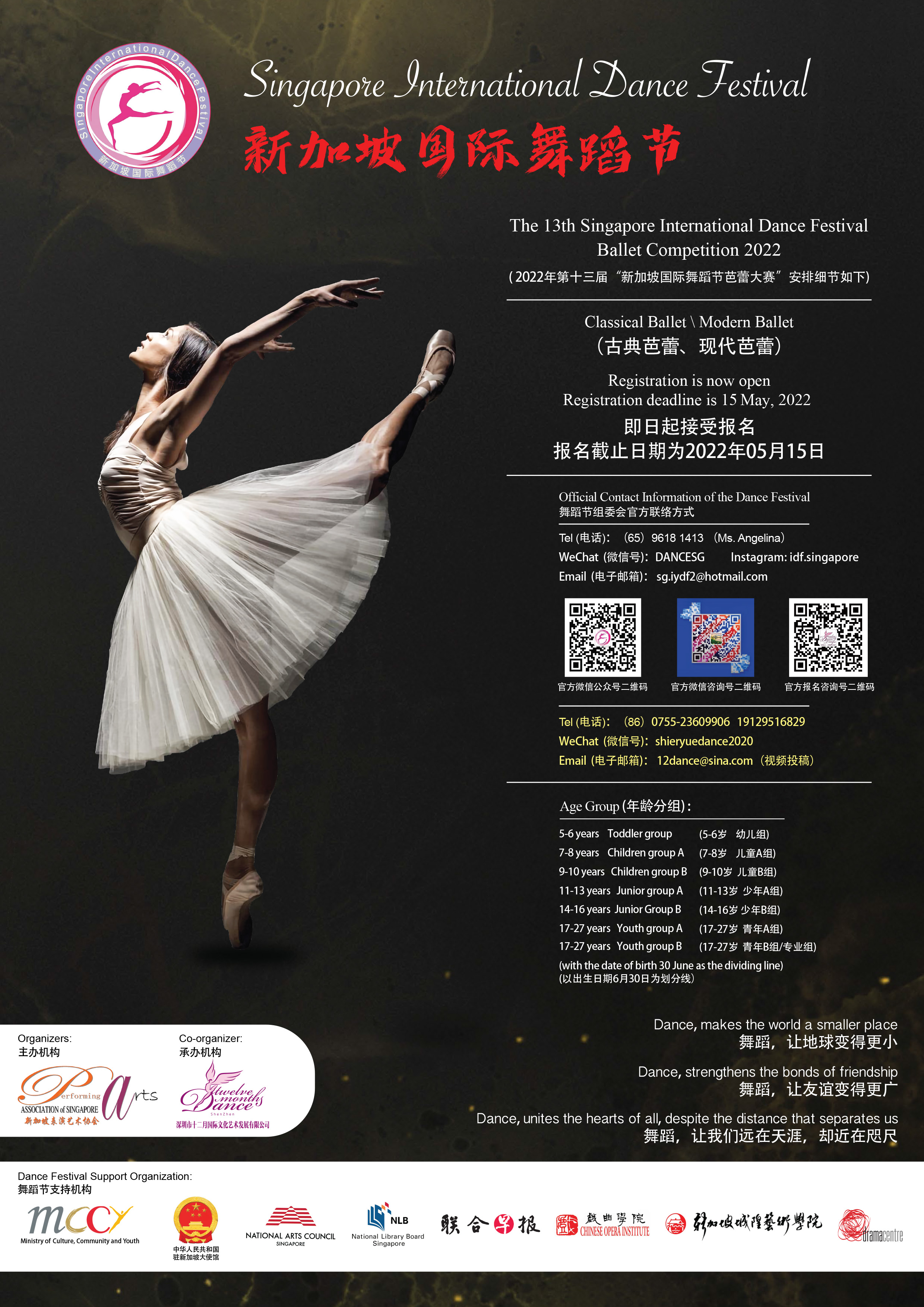 第十三届新加坡国际舞蹈节芭蕾舞专项大赛（中国赛区）